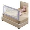 thumbnail image 1 of Barandilla Protector De Cama Infantil Barra De Seguridad 135 Color Lavanda, 1 of 8