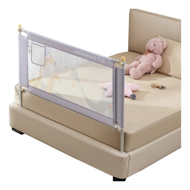 Barandilla Protector De Cama Infantil Barra De Seguridad 135 Color Lavanda