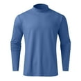 thumbnail image 5 of Men Turtleneck Long Sleeve,Mens Long Sleeve,Men Casual Solid Elasticity Turtleneck Long Sleeve Blouse,Long Sleeve Blouse, 5 of 5