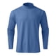 thumbnail image 4 of Blusa y camisas de cuello alto de manga larga para hombre, blusa informal de manga larga con cuello alto y elasticidad sólida para hombre., 4 of 5