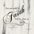 thumbnail image 2 of Spivey, Linda 26x26 White Modern Wood Framed Museum Art Print Titled - Walk by Faith, 2 of 4