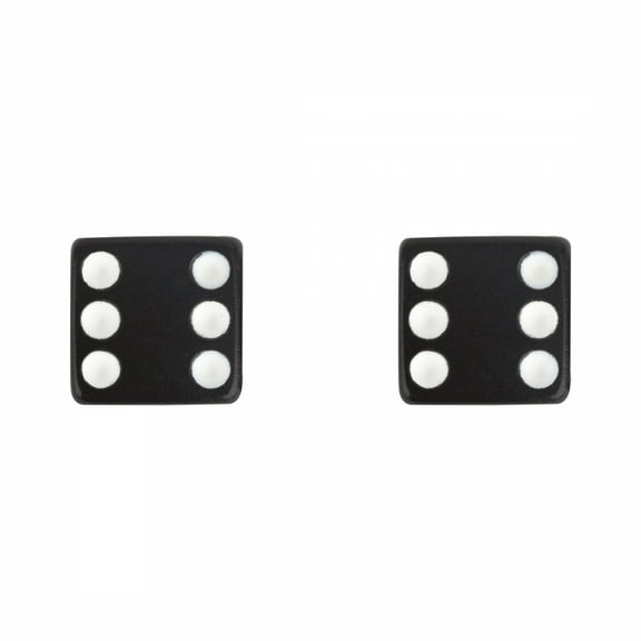 Trik Topz Valve Caps Dice Black SV Intended For Use With Schrader Valves