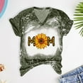 thumbnail image 5 of Fiudx Ofertas Flash Artículos En Oferta Camiseta Holgada Estampada con Cuello En V y Manga Corta para Mujer, 5 of 5
