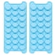 thumbnail image 1 of Paquete de 2 bandejas de hielo de silicona con forma de pata de gato con tapa extraíble, moldes flexibles de cubitos de hielo de fácil liberación para congelador, 1 of 6