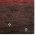 thumbnail image 5 of Rugsotic Carpets Hand Knotted Wool Area Rug 6'7''x9'10'' Brown Silver Contemporary Rectangle Indoor Rug for Living Room, Bedroom Antimicrobial L00A98, 5 of 5