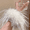 Off-White, variant on Fluffy Faux Fur Feather Scrunchies, Soft Large Hair Scrunchy Hair Ties for Women Girls