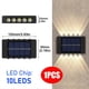 thumbnail image 2 of Aplique Solar de Pared para Exteriores, Impermeable, para Decoración de Jardín, Luces de Pared Hacia Arriba y Hacia Abajo, Impermeable, para Bañador de Pared Externo, Lámpara Solar, 2 of 5