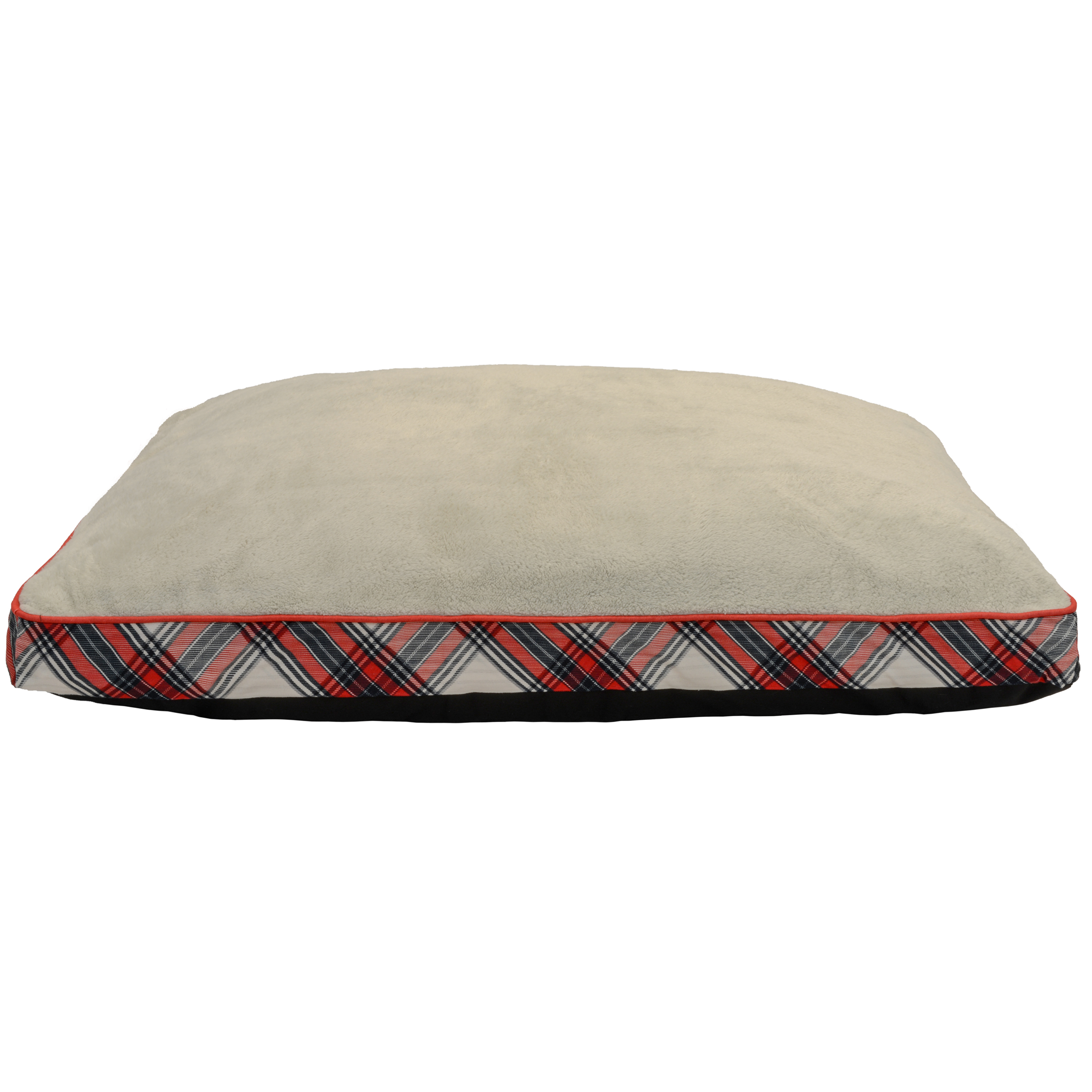 Holiday Time Gusseted Pet Bed, X-Large, 32"x 42", Red/Tan - image 4 of 5