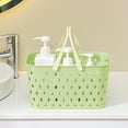 thumbnail image 2 of STPToys Portable Shower Caddy Plastic Basket,Cleaning Shower Basket with Handle for Bathroom Kitchen Dorm Storage & Organization - Green, 2 of 7