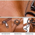 thumbnail image 5 of Sunyuer Vintage Handbags for Women, Large Capacity Tote Shoulder Purses PU Leather Top Handle Crossbody Satchel Travel Work Commute, 5 of 9