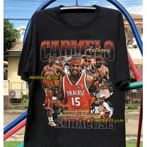 Vintage 90s Graphic Carmelo Anthony Syracuse T-Shirt, Carmelo Anthony Shirt, Carmelo Anthony Unisex Retro Oversized Basketball Bootleg Tee