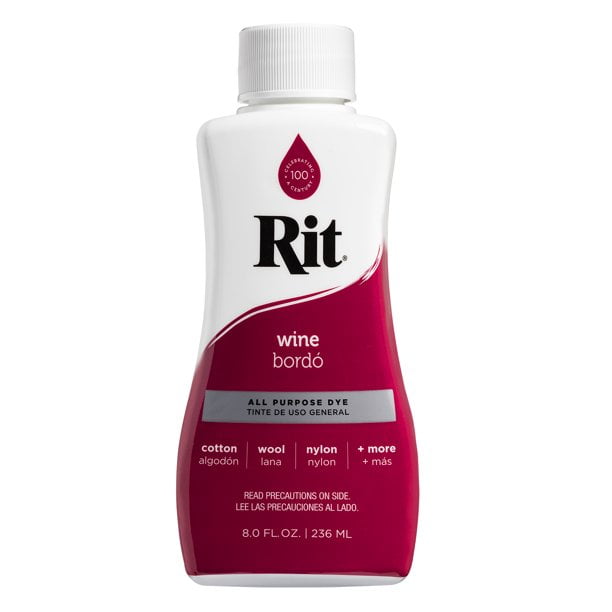 Rit Dye Liquid Dye, Wine, 8 oz
