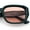 Green - Pink, variant on Womens Beveled Rectangle Mod Hipster Plastic Fashion Sunglasses All Black