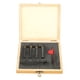 thumbnail image 1 of 5Pcs Indexable Turning Tool Set Cemented Carbide Insert for Cutting Chamfering F4-1-10mm, 1 of 5