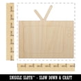 thumbnail image 2 of Vintage TV Television Silhouette Wood Shape Unfinished Piece Cutout Craft DIY Projects - 6.25 Inch Size - 1/4 Inch Thick, 2 of 7