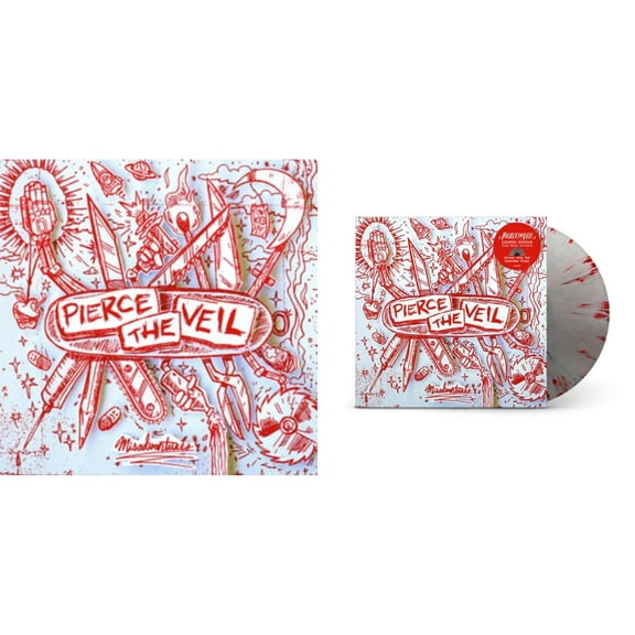 Misadventures & Misadventures (Silver With Red Splatter LP Vinyl)