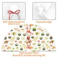 thumbnail image 6 of Kll 30" Christmas Tree Skirt Sushi And Rolls Xmas Tree Skirts Mat For New Year Xmas Holiday Party Indoor Outdoor Home Decoration, 6 of 9