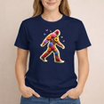 thumbnail image 2 of Floral Bigfoot Shirt T-Shirt – Sasquatch Graphic Adventure – Women’s Outdoor Wear, 2 of 6
