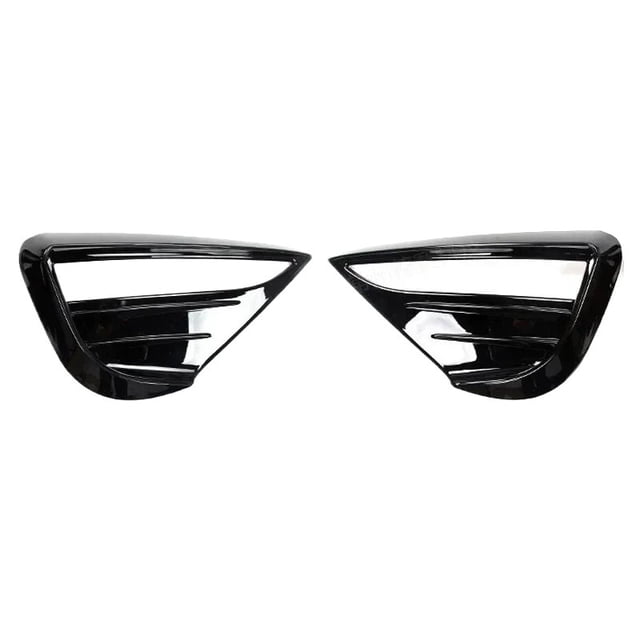 Car Front Bumper Fog Light Decorative Frame Cover For Tesla Model Y 2021-2024