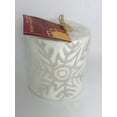thumbnail image 1 of Swazi Candles, Pillar White Snow Flakes, 1 of 1