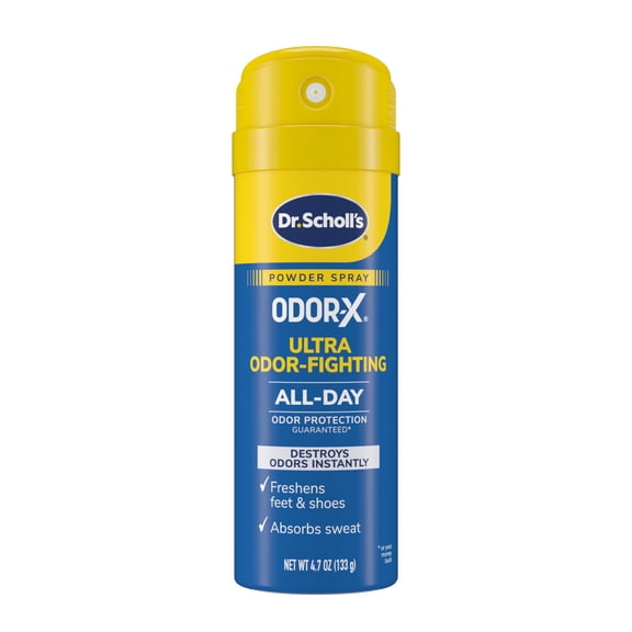 Dr. Scholl’s Odor-X Odor-Fighting Spray Powder, Unscented, 4.7oz