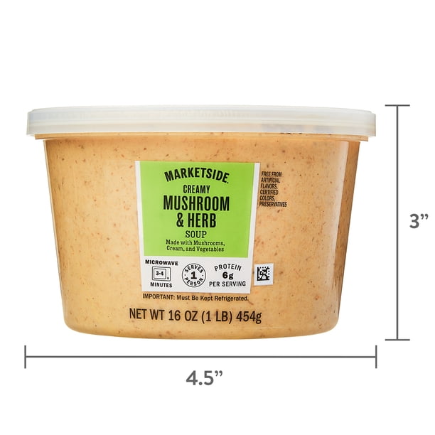 Marketside Mushroom Soup - Soup supplies for grocery retail