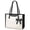 BlackWhite, variant on RAINSMORE Laptop Bag for Women 14 Inch Leather Work Tote Bag Professional Briefcase for Office Teacher College Computer Bag,Black