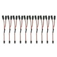 thumbnail image 1 of Cable de extensión servo, Cable de extensión servo de 10 piezas Tablero de control Piezas de control remoto Cable de extensión de clavija Estándares líderes en la industria, 1 of 14