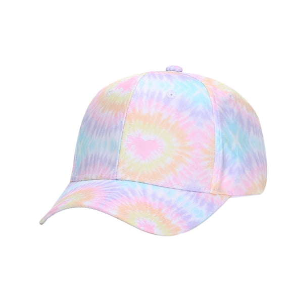 SuTry Kids Print Baseball Cap Adjustable Child Sun Hat Breathable Cute Tie-Dye Sun Protection for Kids 4-10 Years Outdoor Baseball Cap