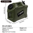 thumbnail image 3 of Recipiente de agua portátil COOZMENT de 19 litros con grifo sin BPA, 3 of 6