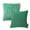 Green, variant on Phantoscope Designer's Choice Decorative Throw Pillow Set, Fluffy Faux Fur & Quilted Velvet Bundle, for Sofa Couch Bedroom, 18" x 18", White Fur and Velvet, 2 Pack