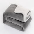 thumbnail image 1 of Extra Warm & Thick, Small Fleece for Couch Comfort Cozy Sherpa Blanket, 1 of 4