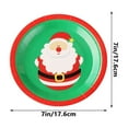 thumbnail image 3 of Dongrere Christmas Party Decor Dinner Plates, 10Pcs Thickened Disposable Paper Plates for Home Office Travel Picnic Party, 3 of 6
