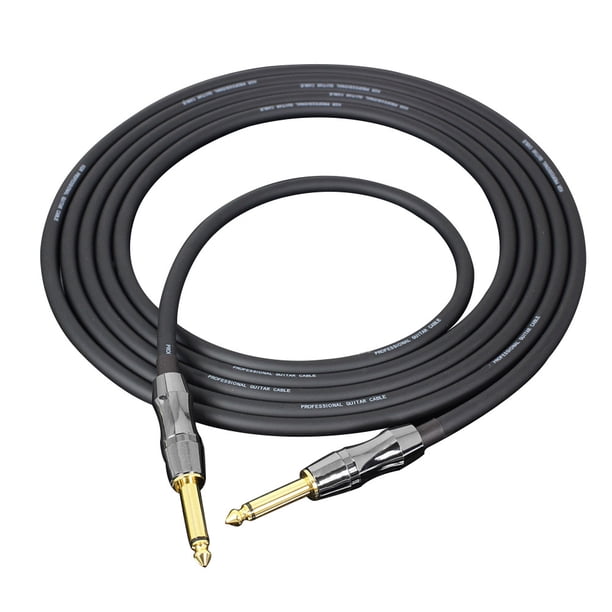 Conector de cable de audio para guitarra eléctrica y bajo, protector de reducción de ruido para instrumentos, cable de guitarra