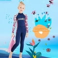 thumbnail image 6 of Kids Girls Boys Diving Suit Neoprenes Wetsuit for Keep Warm One-Piece Long Sleeves Uv Protection Swimwear, 6 of 6