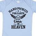 thumbnail image 4 of Inktastic Handpicked for Earth by My Oma in Heaven with Angel Wings Boys or Girls Baby Bodysuit, 4 of 5