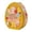 B, variant on Decorative Rabbit Flat Egg Shaped Tinplate Box Festive Children'S Gift Box Candy Box Desktop Ornament Easter Decorations