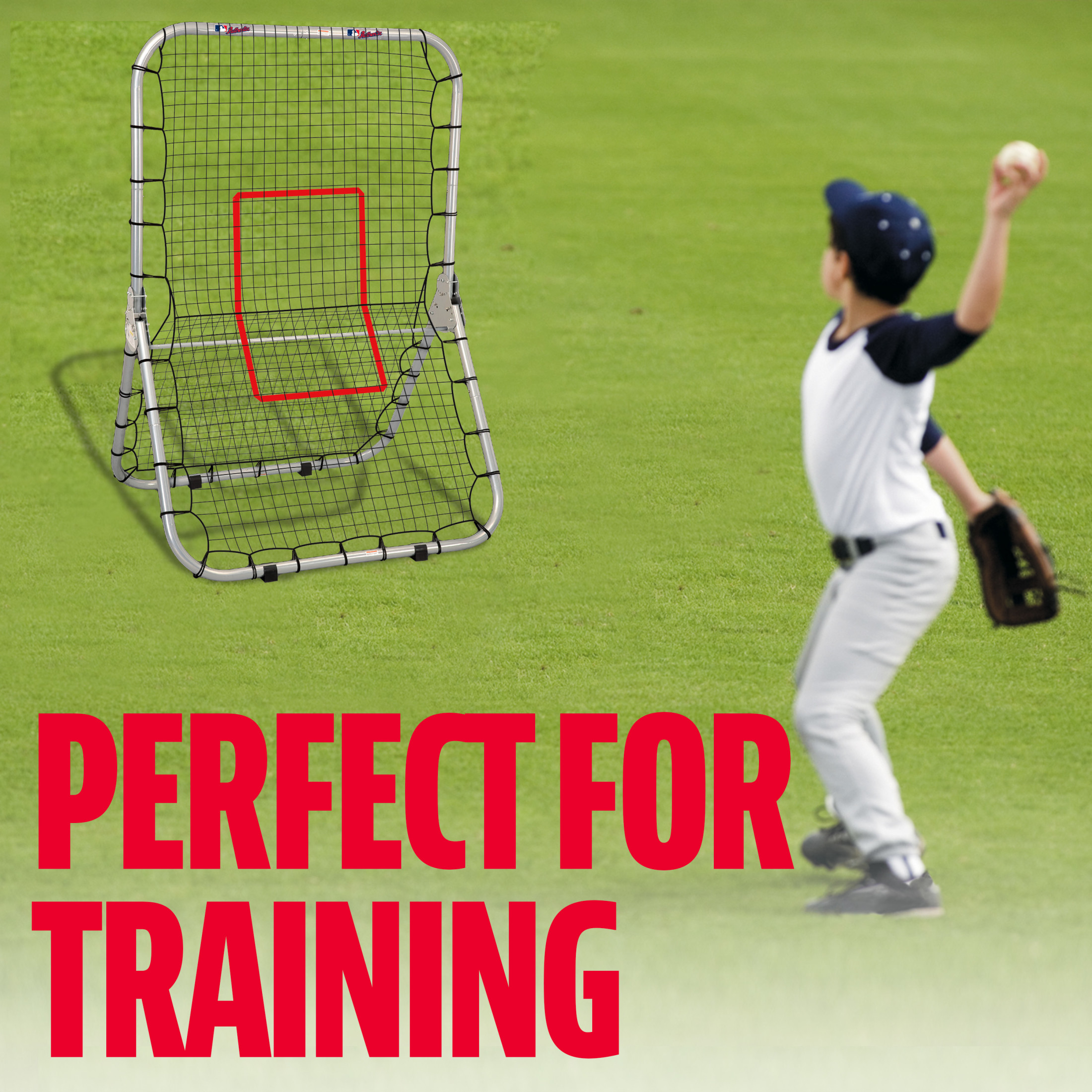 Franklin Sports MLB Pro Baseball Pitchback Rebounder Net, 68 x 48 in
