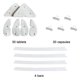 thumbnail image 1 of Limpiador de ventanas de doble cara Limpiaparabrisas Herramientas de limpieza magnéticas, kits de reemplazo de accesorios profesionales (kits de reemplazo) Xemadio 2034280, 1 of 9