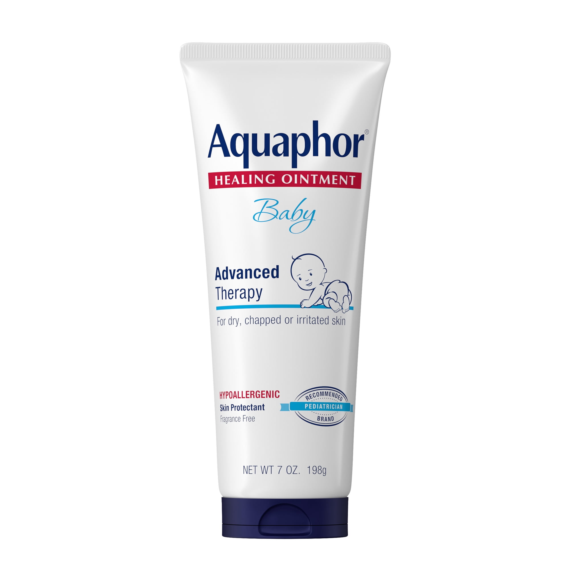 Aquaphor Baby Advanced Therapy Healing Ointment Skin Protectant, 7 oz