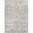 thumbnail image 2 of JONATHAN Y WASHABLE 3 x 5 Area Rug, Edith Distressed Medallion - Cream/Light Gray, WSH315A-3, 2 of 9