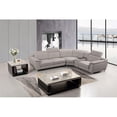 thumbnail image 3 of American Eagle Furniture Right Side Facing Genuine Leather Sectional in Gray, 3 of 3