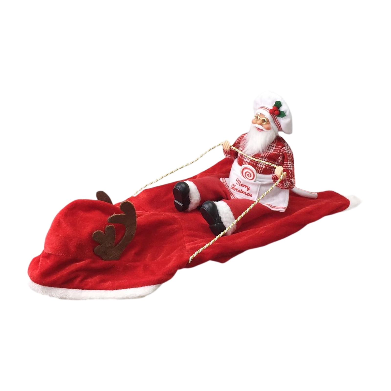 Funny Christmas Pet Costume Santa Rider Holiday Party Outfit for Dogs and Cats