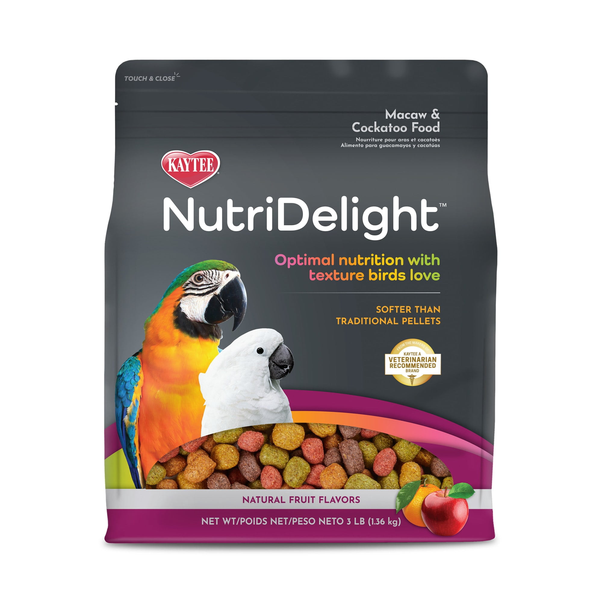 Kaytee Nutri Delight Macaw/Cockatoo for Birds 3 lbs.