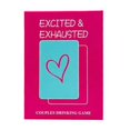 thumbnail image 1 of Versión completa en inglés de las cartas del juego de mesa en inglés Excited & Exhausted para parejas y amantes de la bebida., 1 of 5