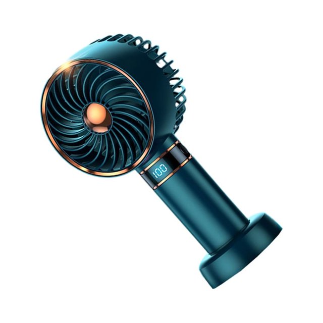 Wosthever Ventilador portátil USB recargable ajustable 5 ventiladores de engranajes potente viento verano regalos para el hogar herramientas de Type3 NO3