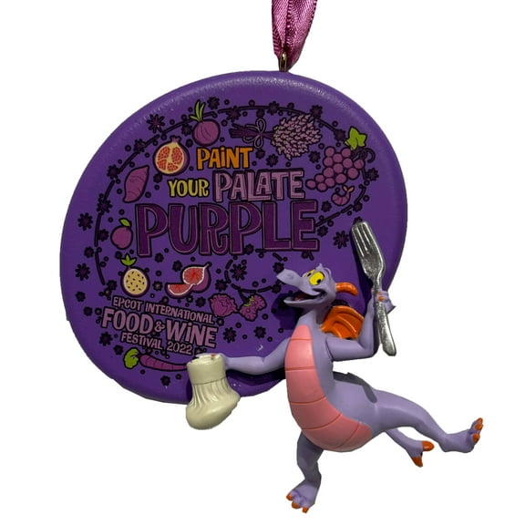 Disney Ornament - 2022 Epcot Food And Wine Festival Figment