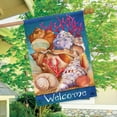 thumbnail image 4 of Briarwood Lane Seashell Welcome Summer House Flag, 4 of 4