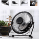 thumbnail image 3 of USB Fan, Portable Small Desk Fan, Mini Personal Fan with Two Speed Settings, Super Quiet Table Fan, Metal Design, 360° Up and Down, Perfect for Home Office Levamdar CPB-DE-WX397-4, 3 of 6