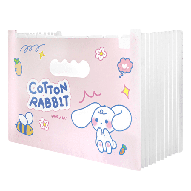 Carpeta vertical oblicua para bolsa de órgano bucal, información de almacenamiento de papel de prueba para estudiantes de múltiples capas